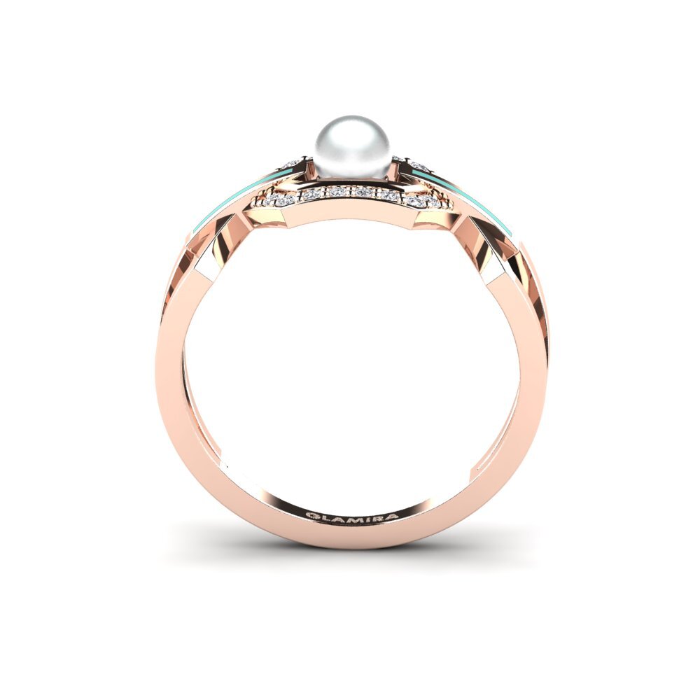 Rotgold 375 Ring Ruiva