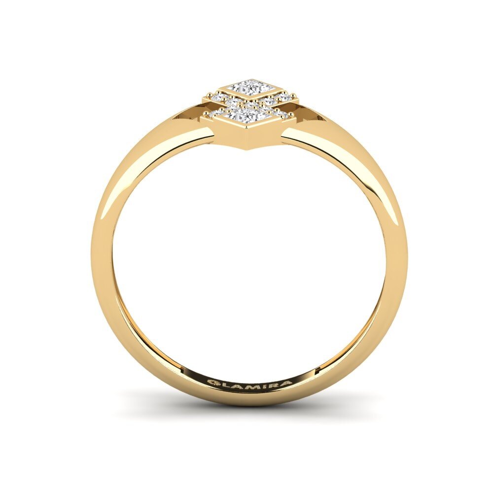 diamante-safira Anel Rutherford