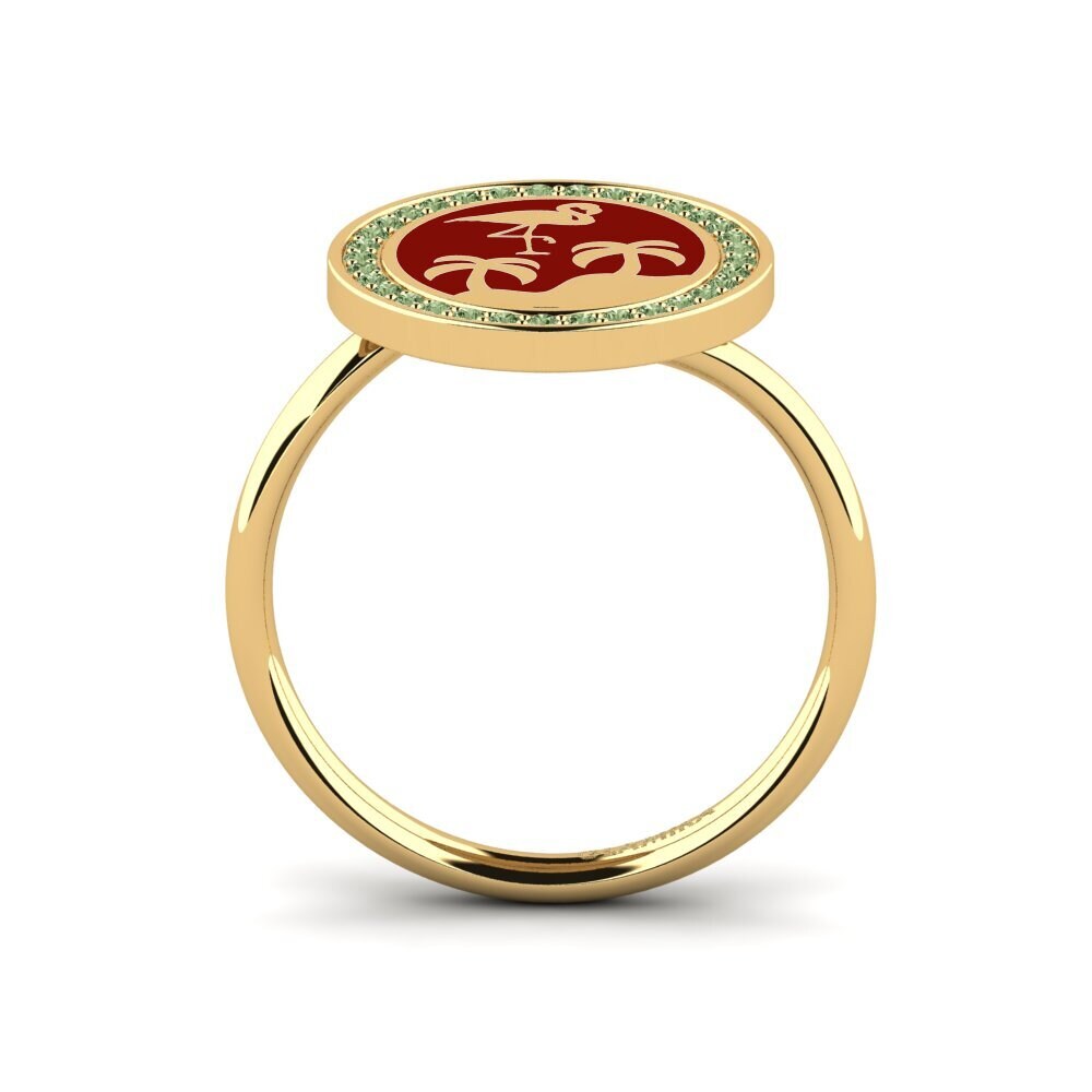 Grüner Diamant Ring Ryley