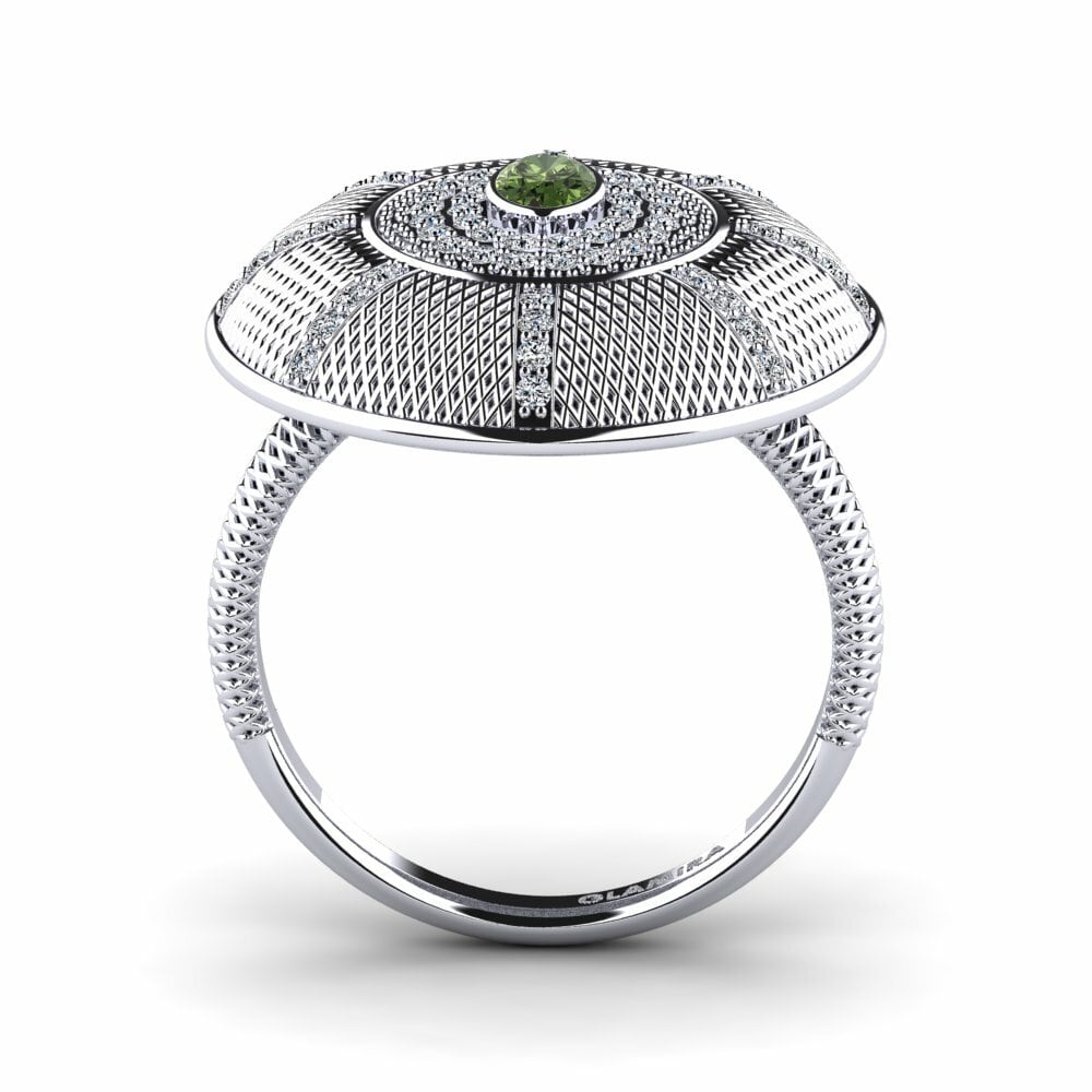 Zafiro Verde Anillo Ryui