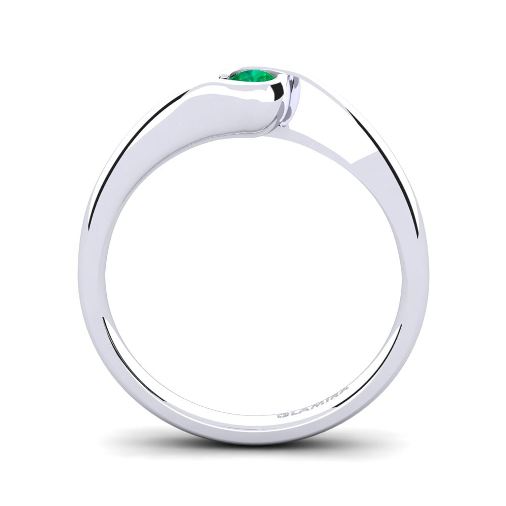 Emerald Engagement Ring Sabella 0.1 crt