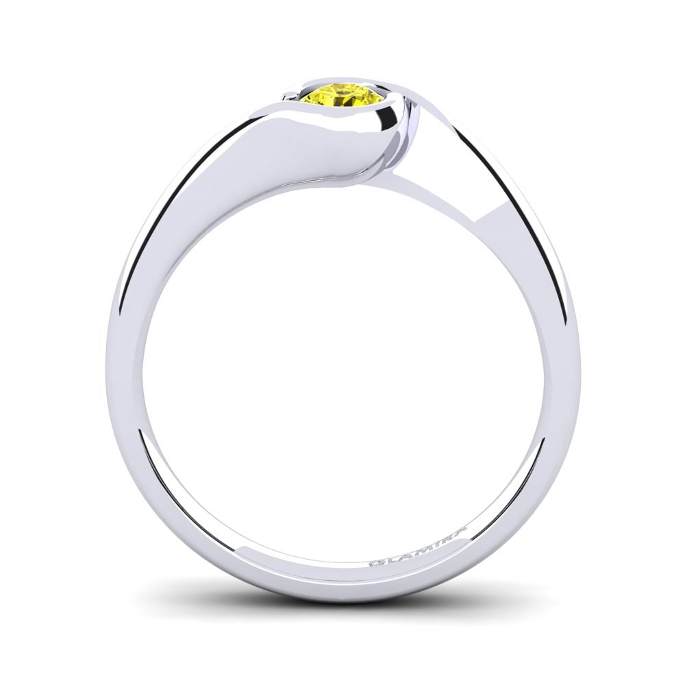 Yellow Diamond Engagement Ring Sabella 0.25 crt