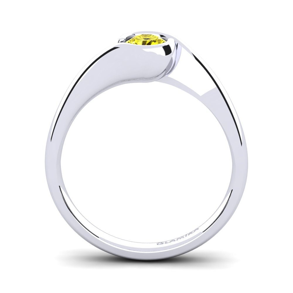 Yellow Diamond Engagement Ring Sabella