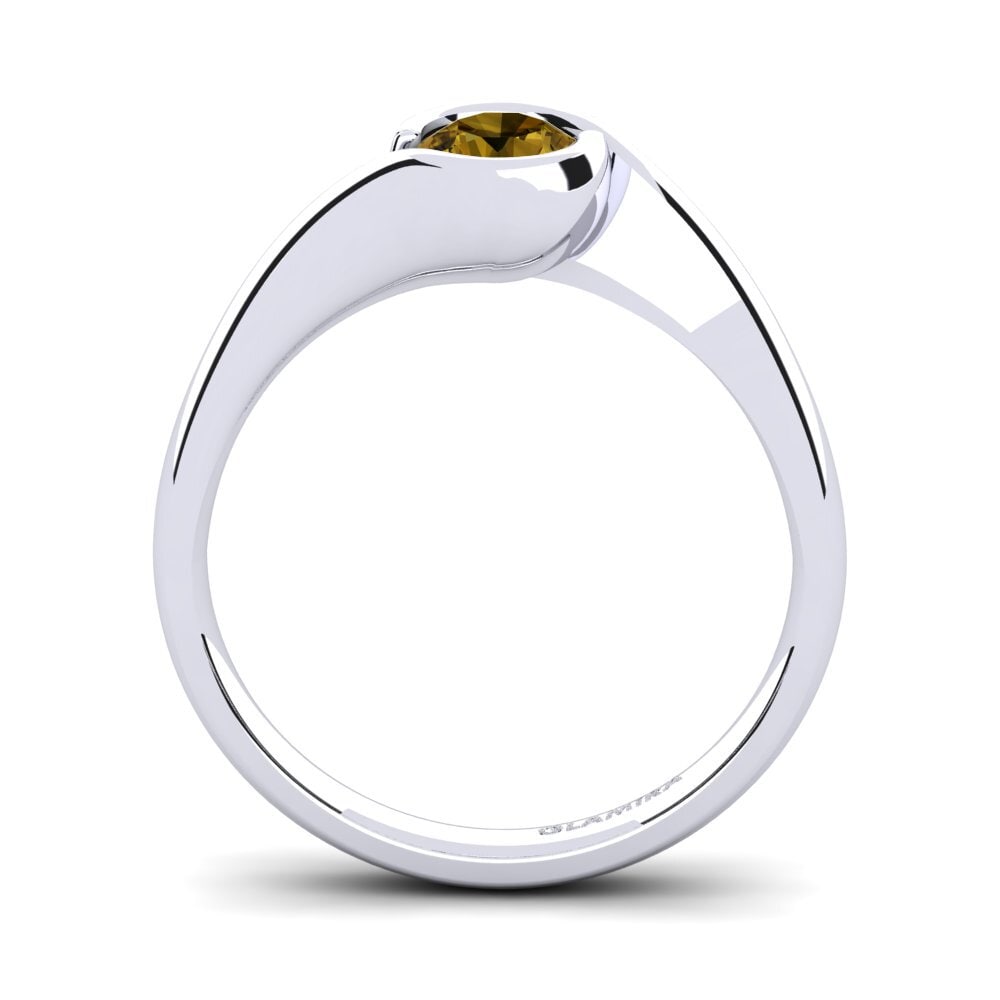 Circón Marrón Anillo de compromiso Sabella 05crt