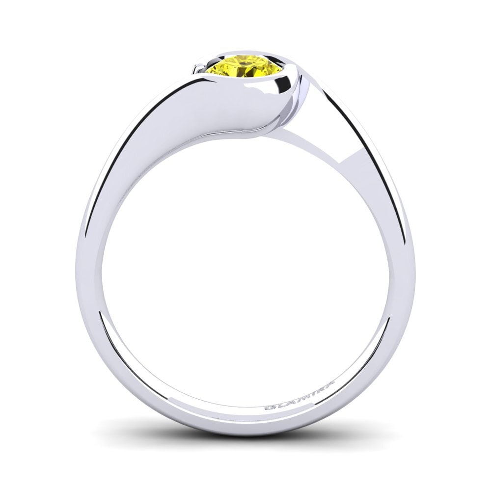Yellow Diamond Engagement Ring Sabella 0.5 crt
