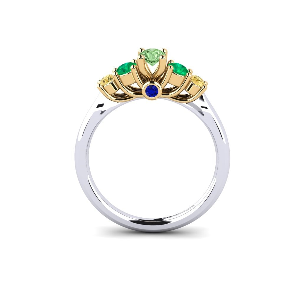 Green Diamond Engagement Ring Sadie 0.16 crt