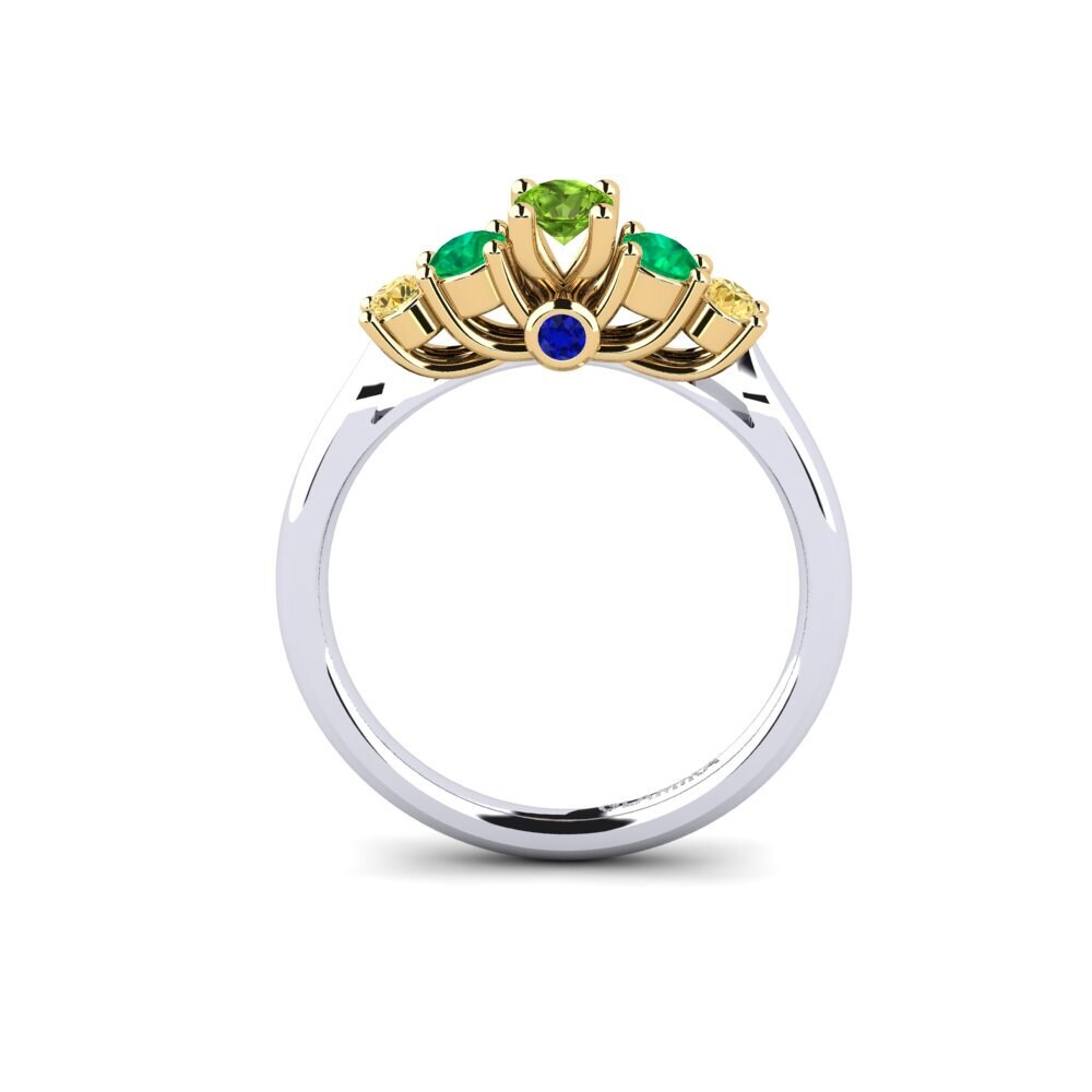 Peridot Engagement Ring Sadie 0.16 crt