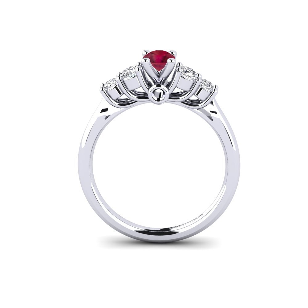 Ruby Engagement Ring Sadie 0.25 crt