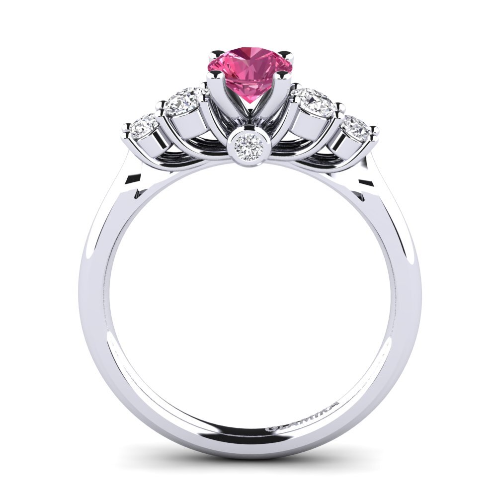 Pink Tourmaline Engagement Ring Sadie
