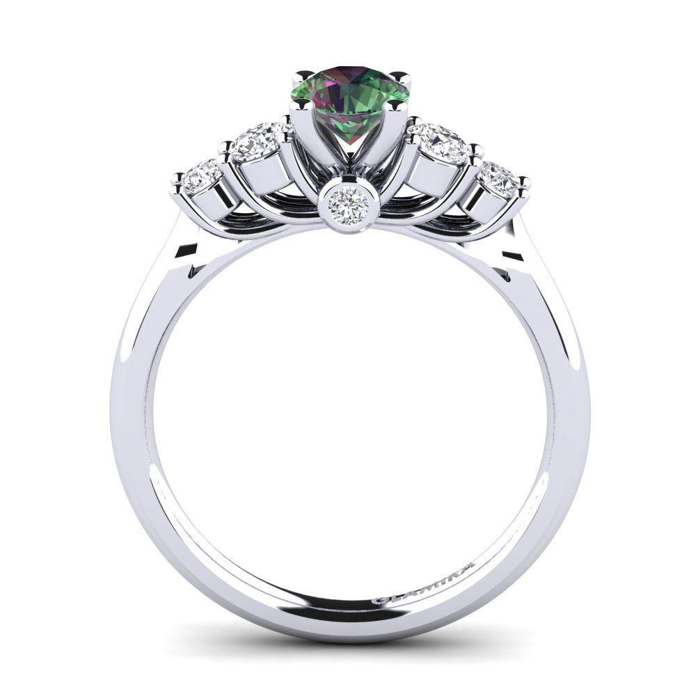 Mystic Topaz Engagement Ring Sadie
