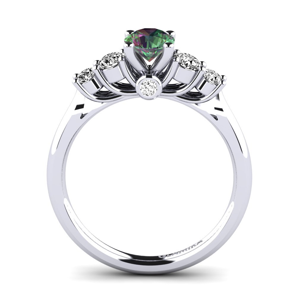 Mystic Topaz Engagement Ring Sadie