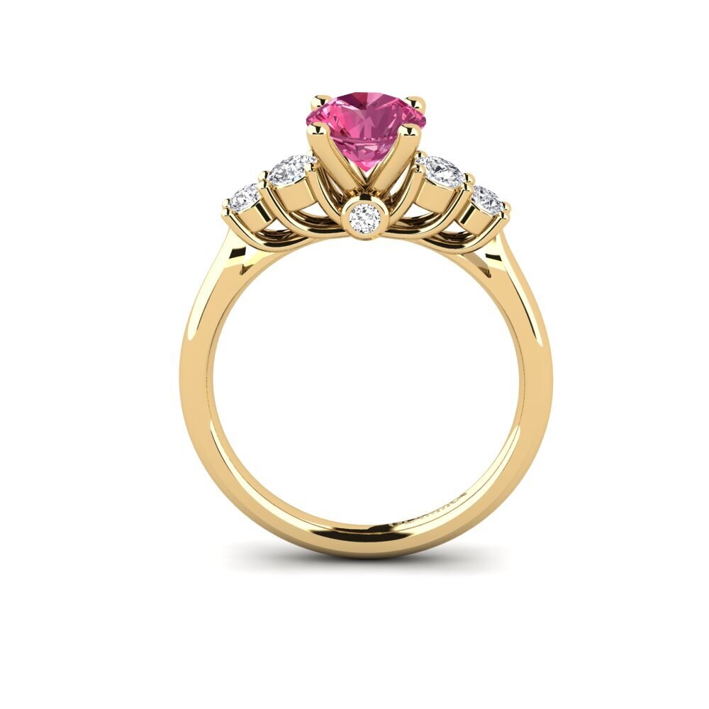 Pink Tourmaline Engagement Ring Sadie 1.0 crt