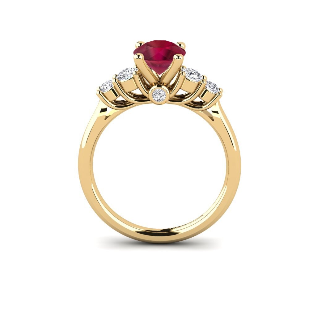 Ruby Engagement Ring Sadie 1.0 crt