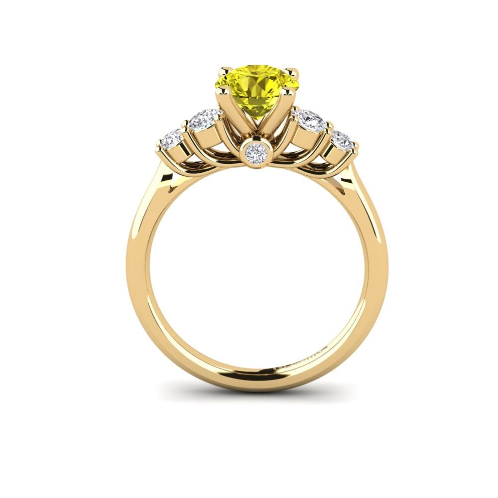 Yellow Diamond Engagement Ring Sadie 1.0 crt
