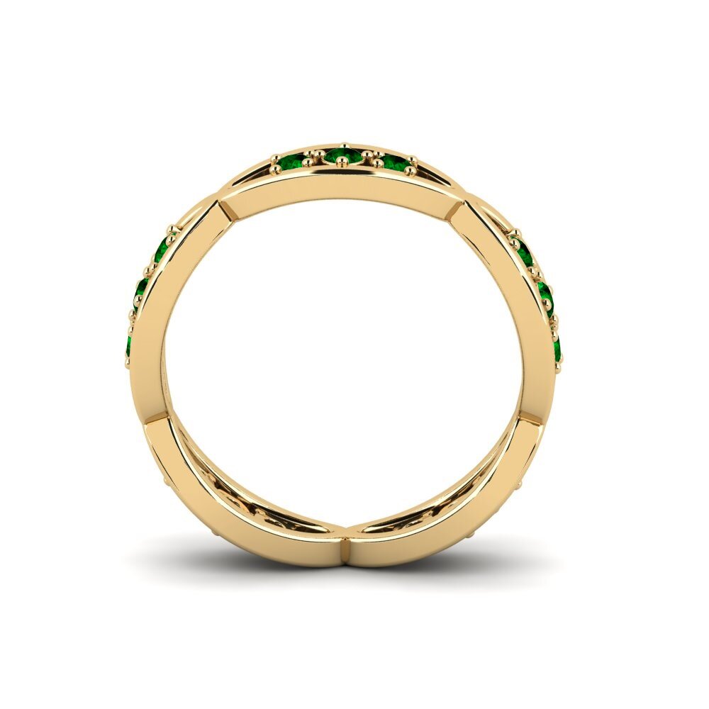 Zircônia Verde Anel Safani