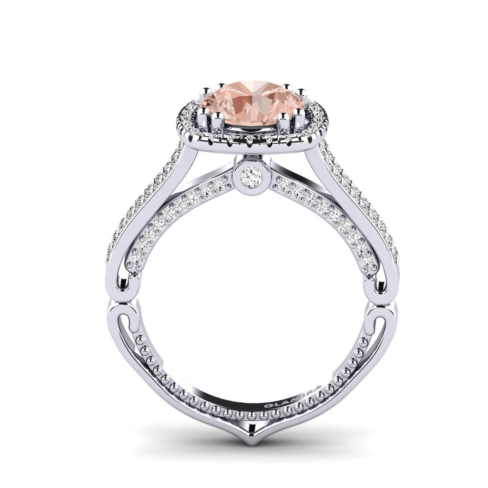 Morganita Anillo de compromiso Saffronia