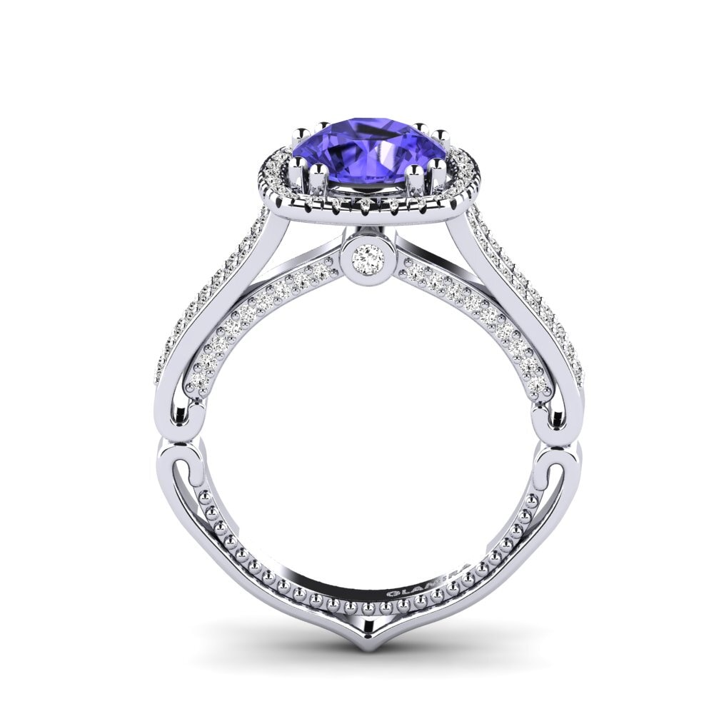Tanzanite Engagement Ring Saffronia