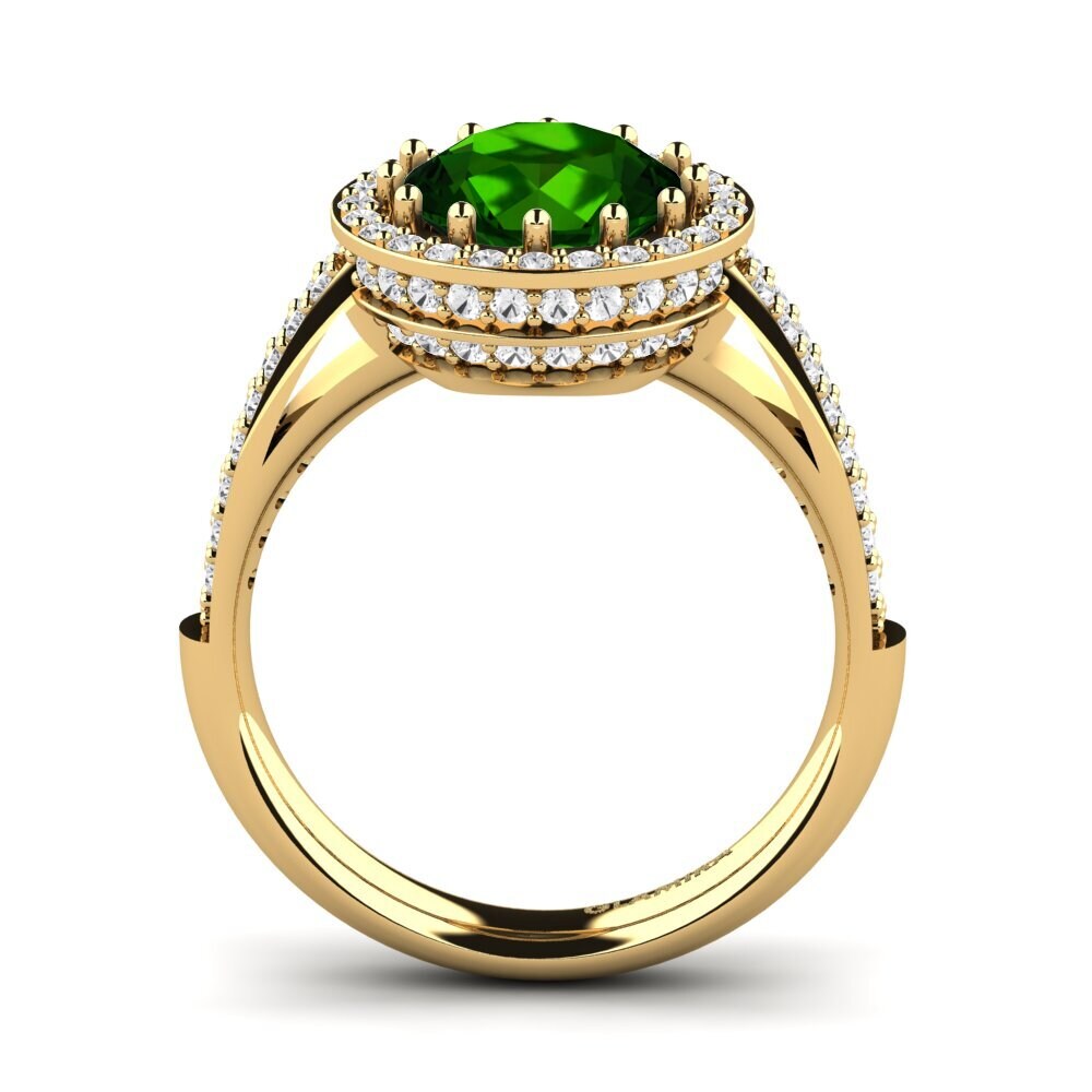 9ct Yellow Gold Engagement Ring Salerno