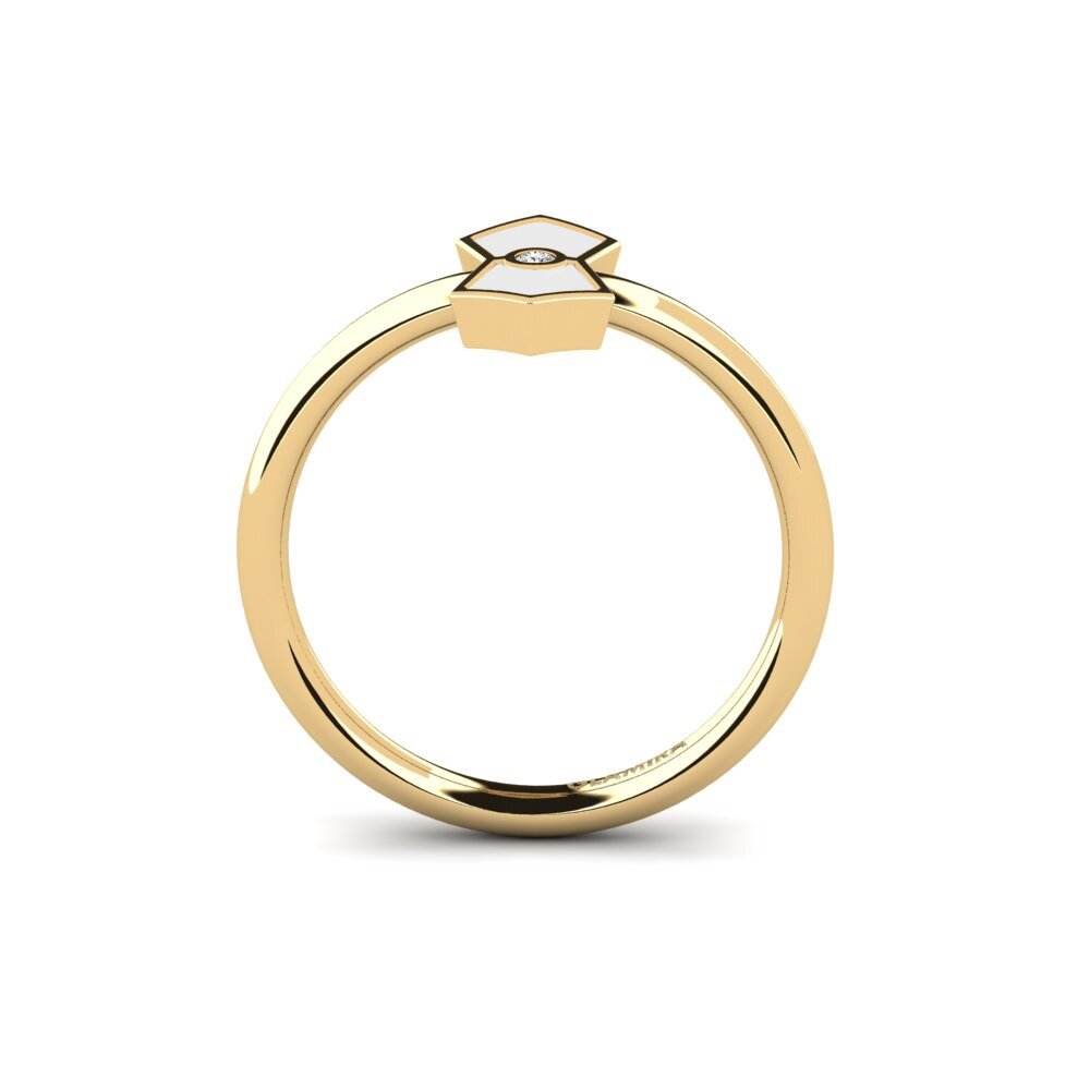 Weißer Saphir Ring Saltanob