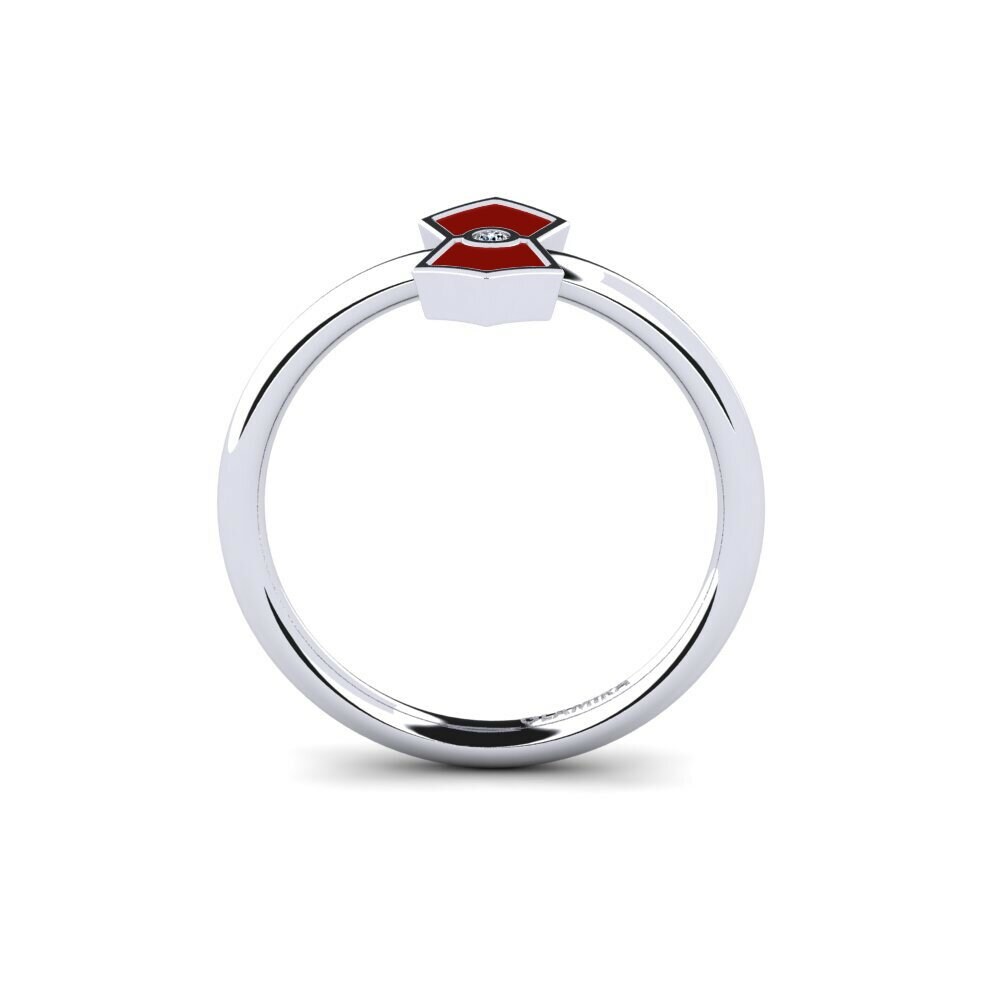 Argent Blanc Bague Saltanob