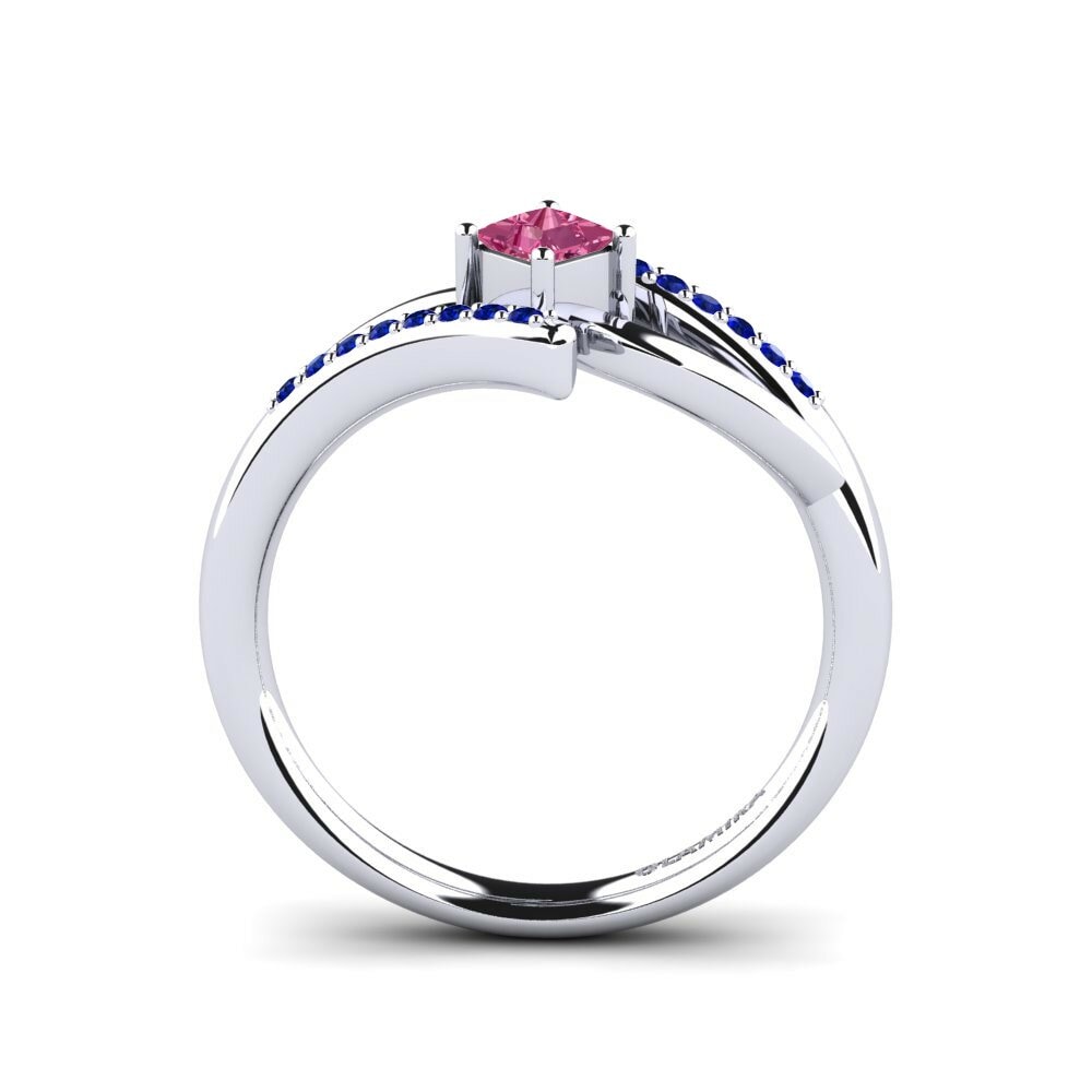 Bague de fiançailles Samar Tourmaline Rose