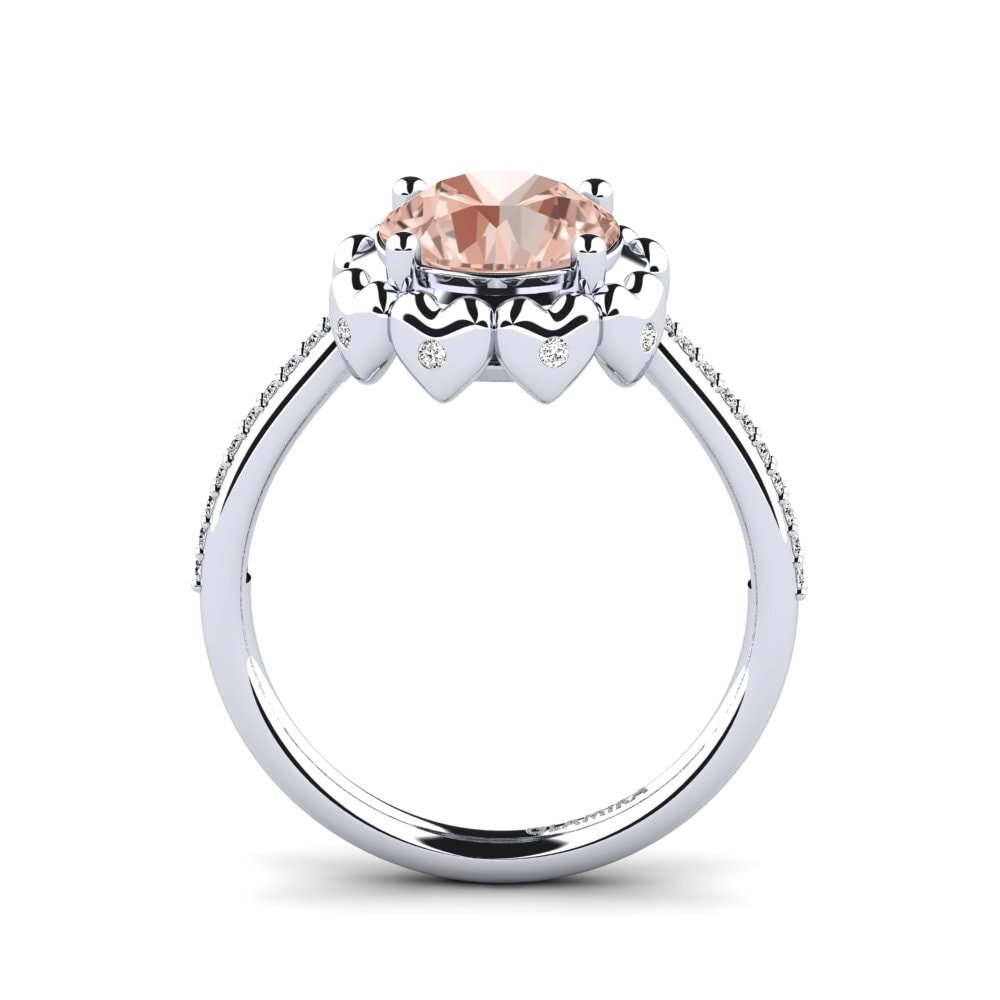 Morganita Anillo de compromiso Samina