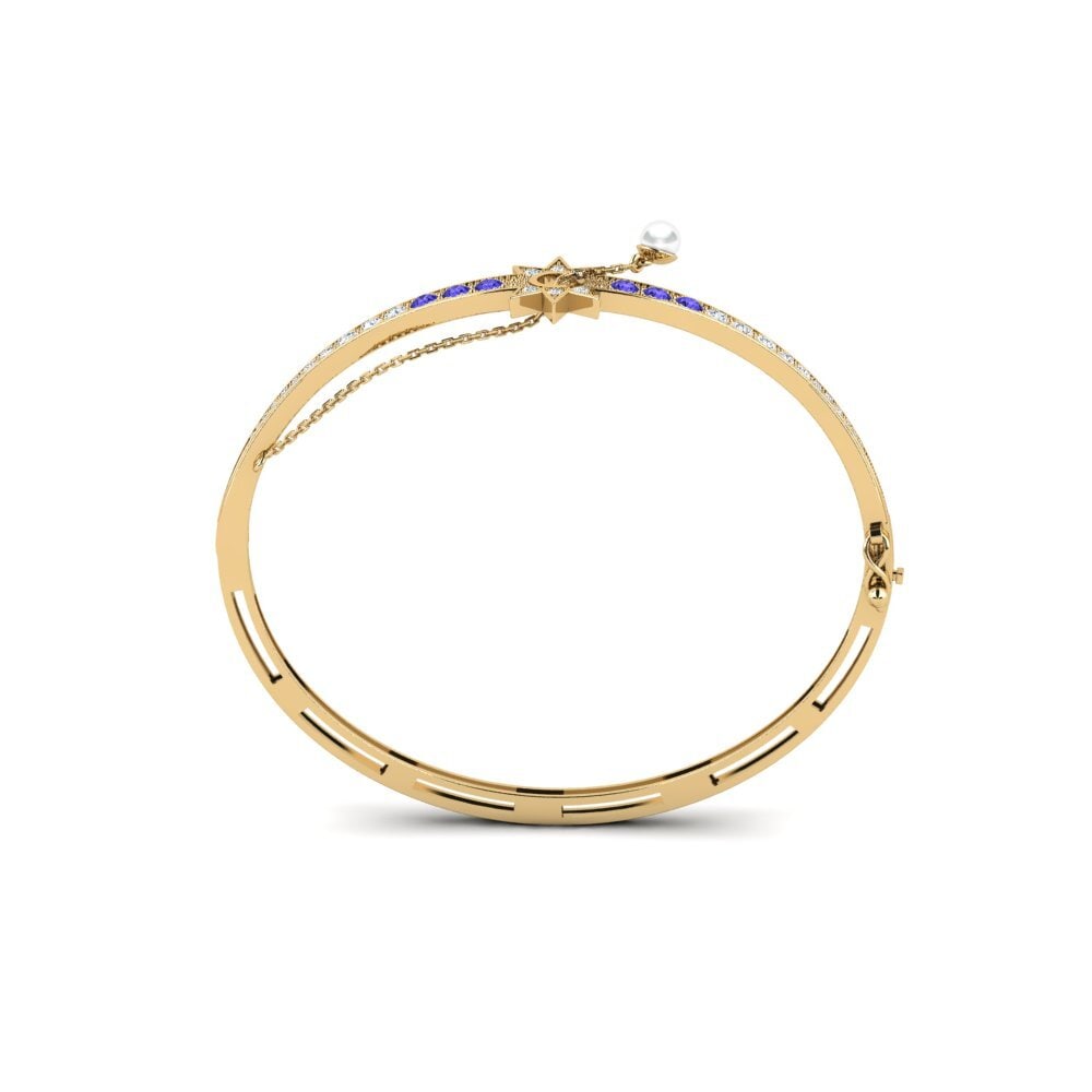 Round Tanzanite Women's Bangle Samson