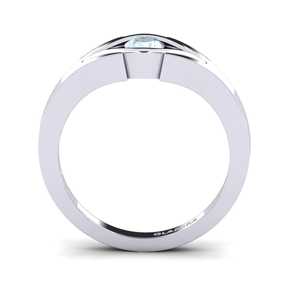 Aquamarine Engagement Ring Samy