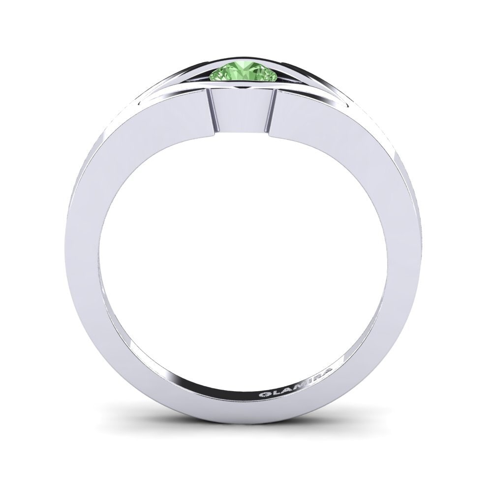 Diamante Verde Anillo de compromiso Samy