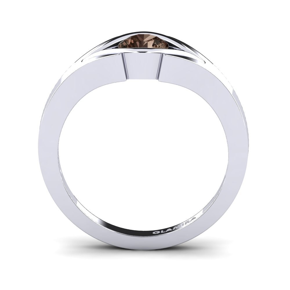 Smoky Quartz Engagement Ring Samy 0.5 crt