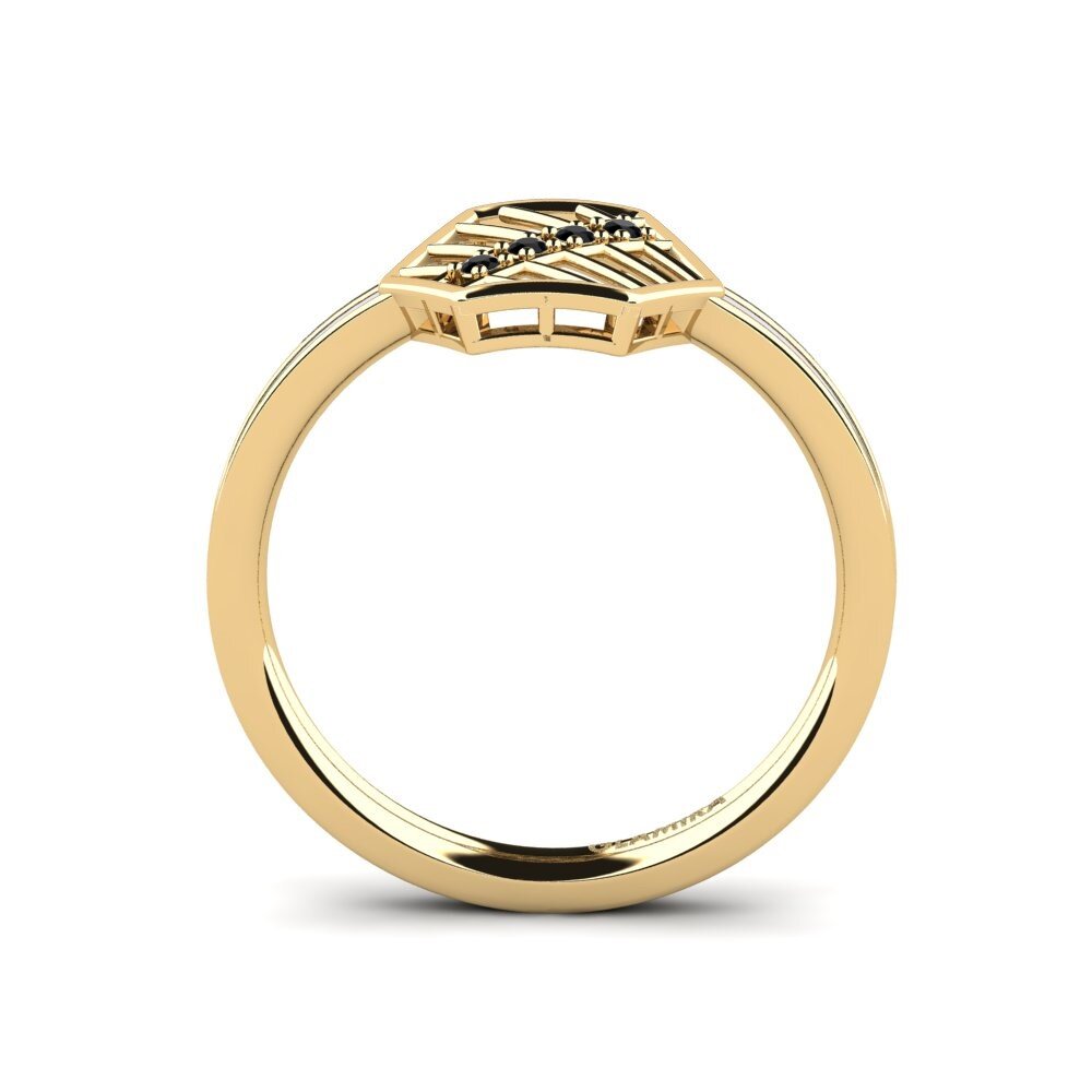 Schwarzer Onyx Ring Sanicrocas