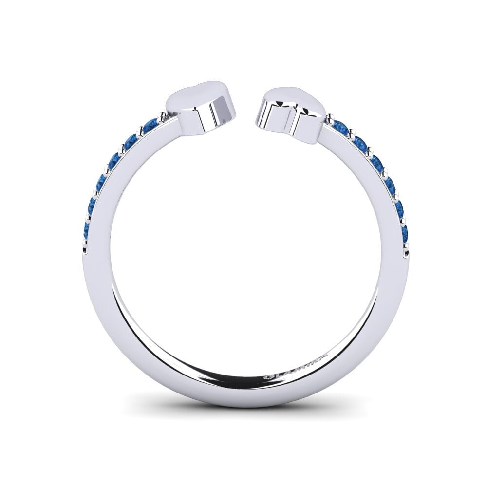 Zircone Blu Scuro Anello Sanviben
