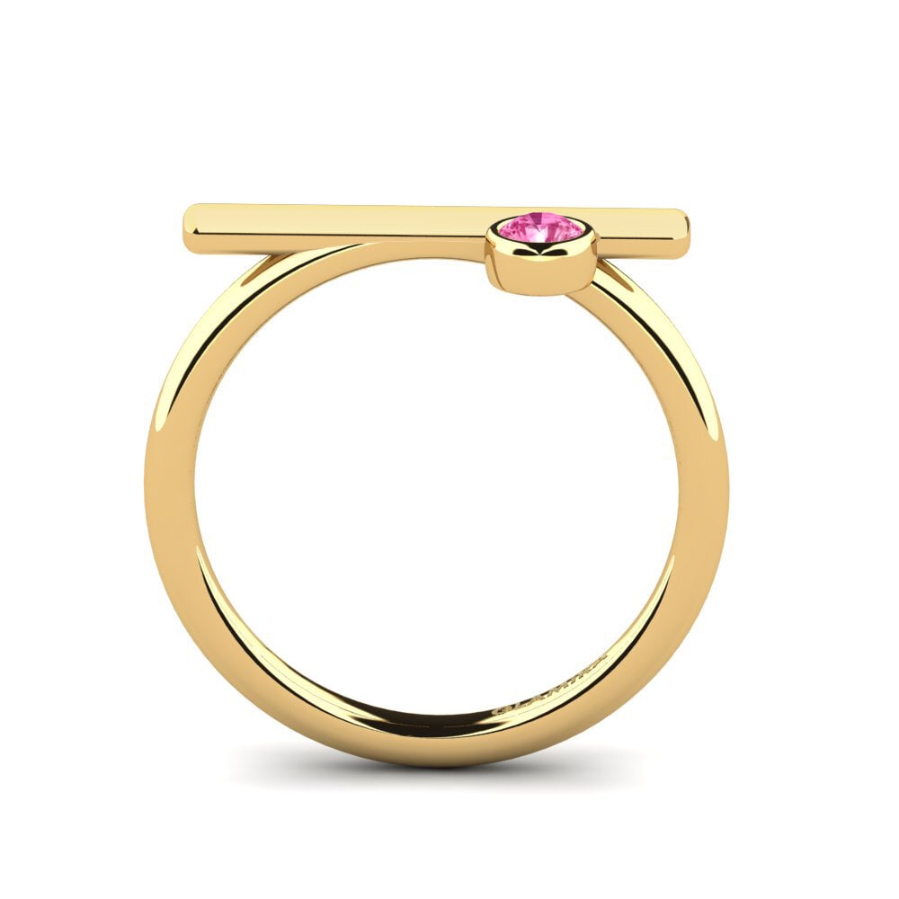 Pink Sapphire Engagement Ring Sapir