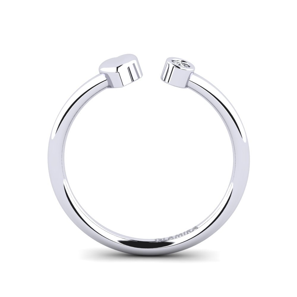 Round Lab Grown Diamond Ring Sarenurah