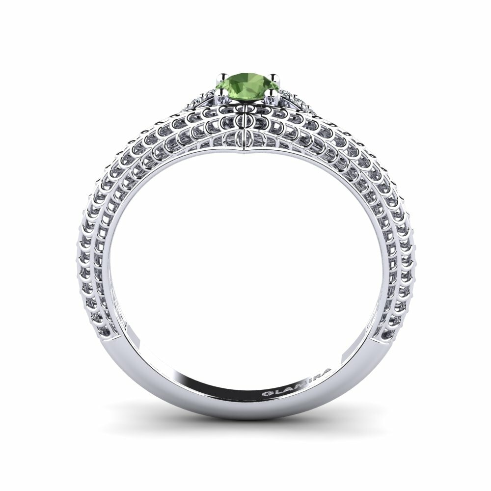 Zafiro Verde Anillo Sassafras