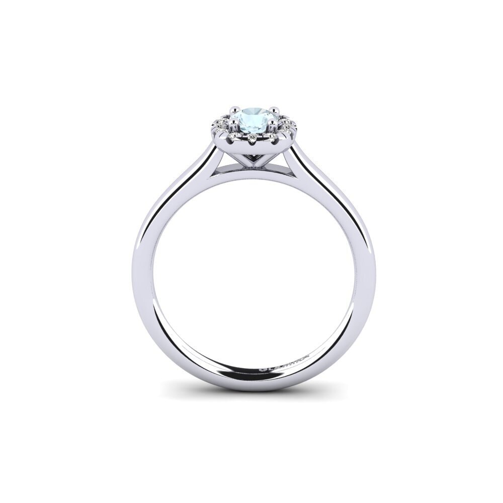 Aquamarine Engagement Ring Savanna 0.25 crt