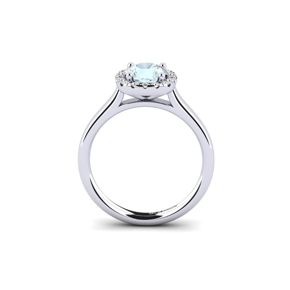 Aquamarine Engagement Ring Savanna 0.8 crt