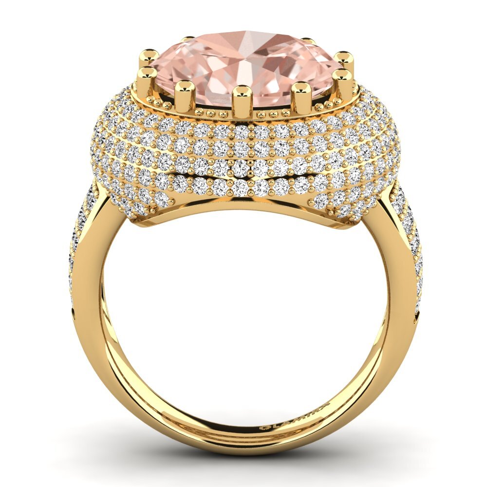 Morganite Engagement Ring Sayantika