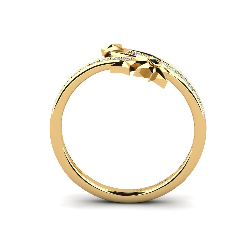 Saphir noir Bague Scorpius
