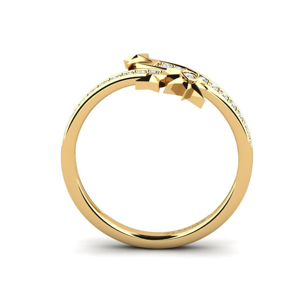 Zafiro blanco Anillo Scorpius