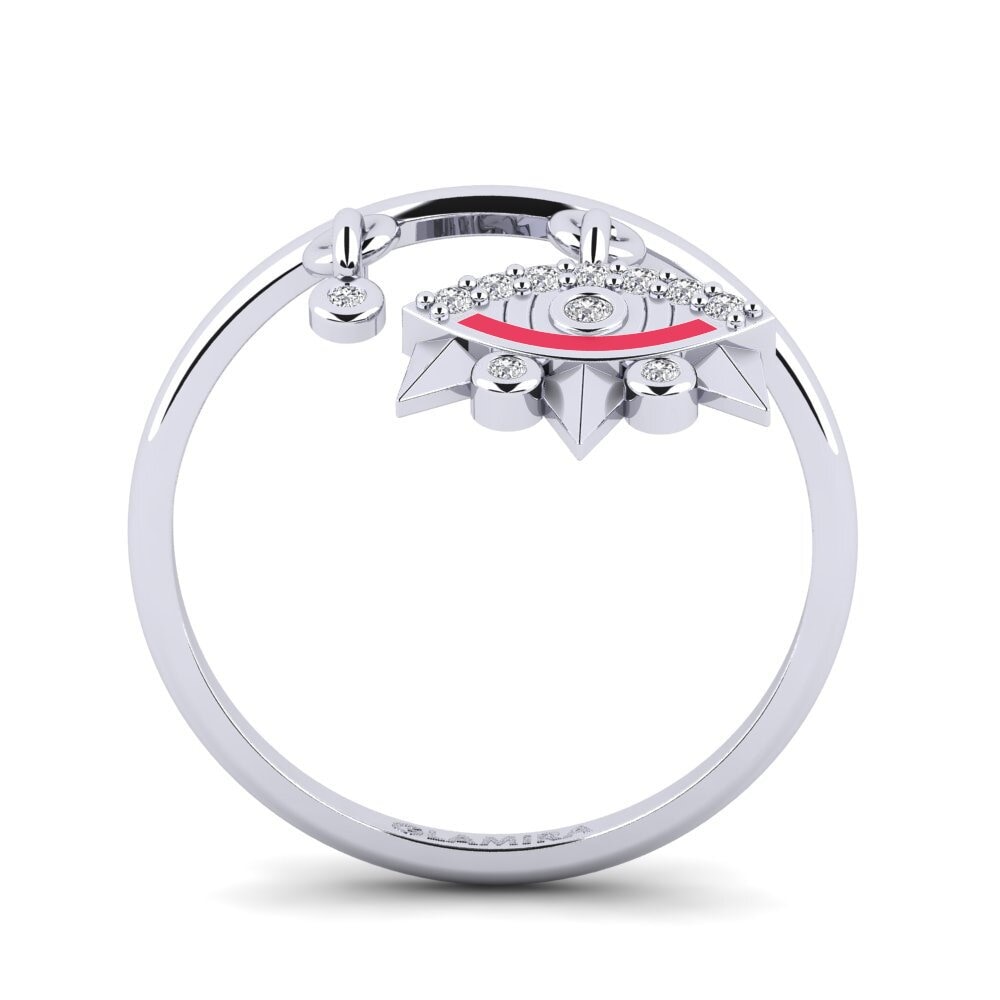 Weißgold 375 Ring Scudo