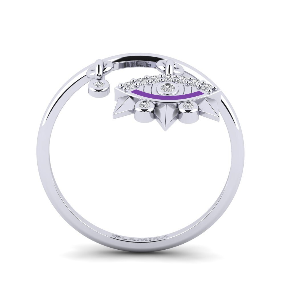 18ct White Gold Ring Scudo