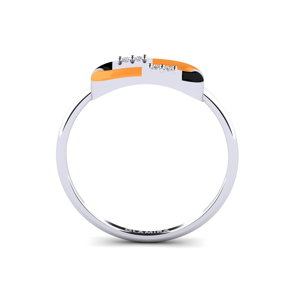 Weiß-Silber Ring Sedocation