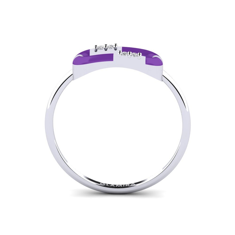 Weiß-Silber Ring Sedocation