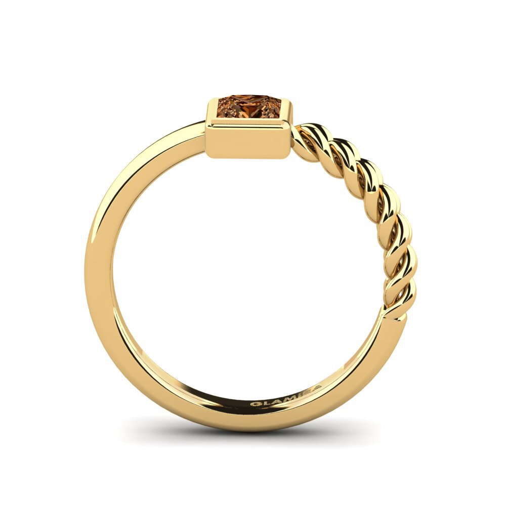 14K Geel Goud Verlovingsring Seisin