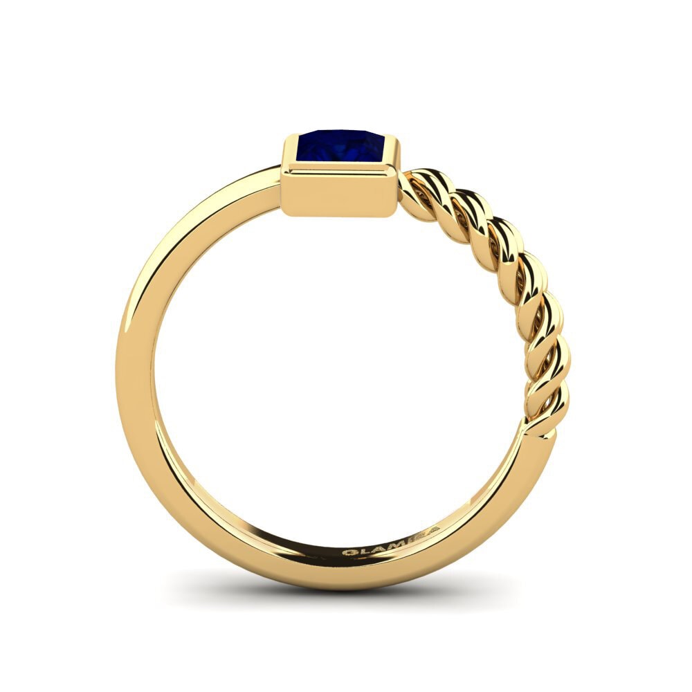 Gelbgold 585 Prinzess Verlobungsring Seisin