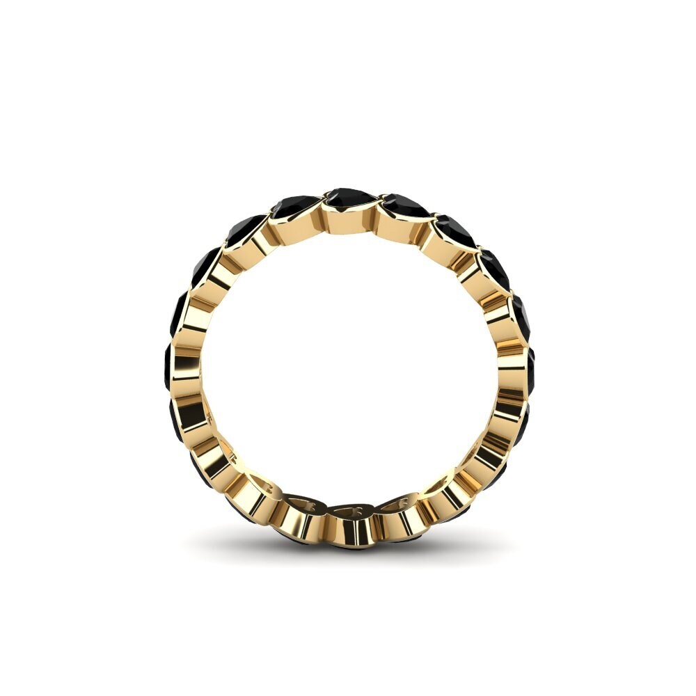 Zafiro negro Anillo Selff