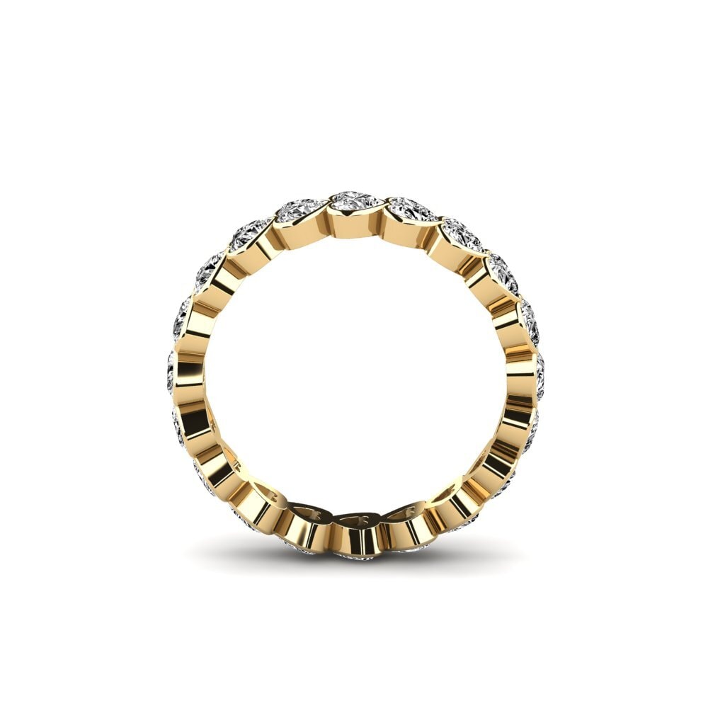 Corazón Moissanita Anillo Selff