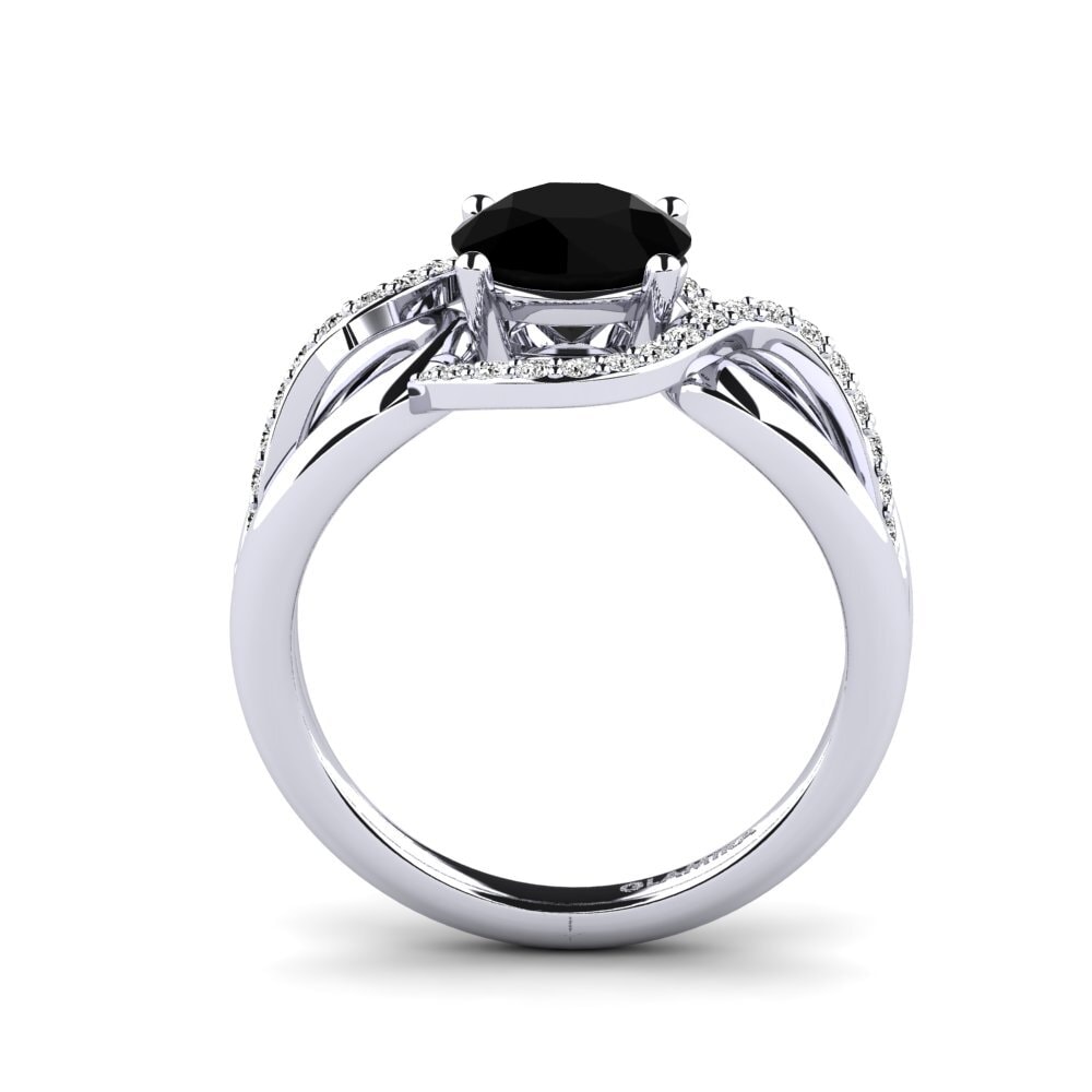 Ónix Negro Anillo de Mujer Selifig