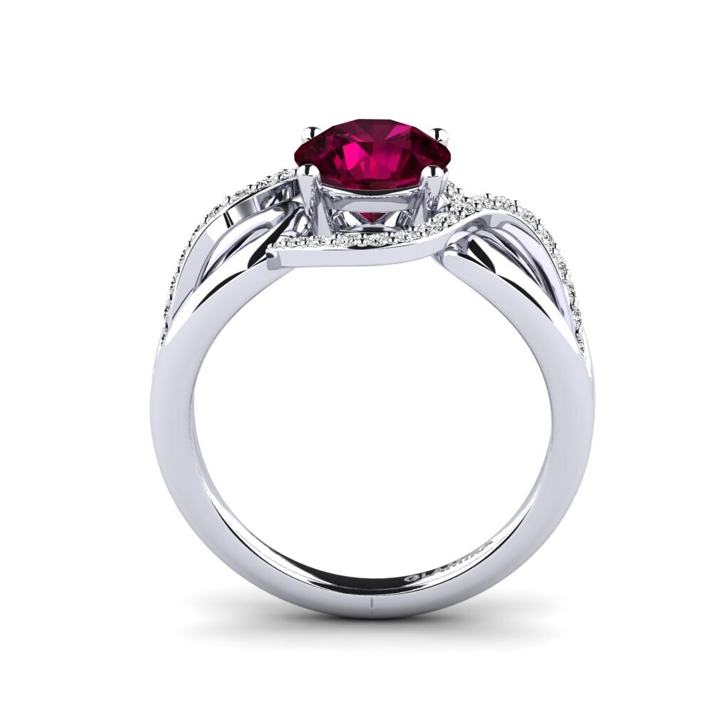 Rhodolite Garnet Women's Ring Selifig